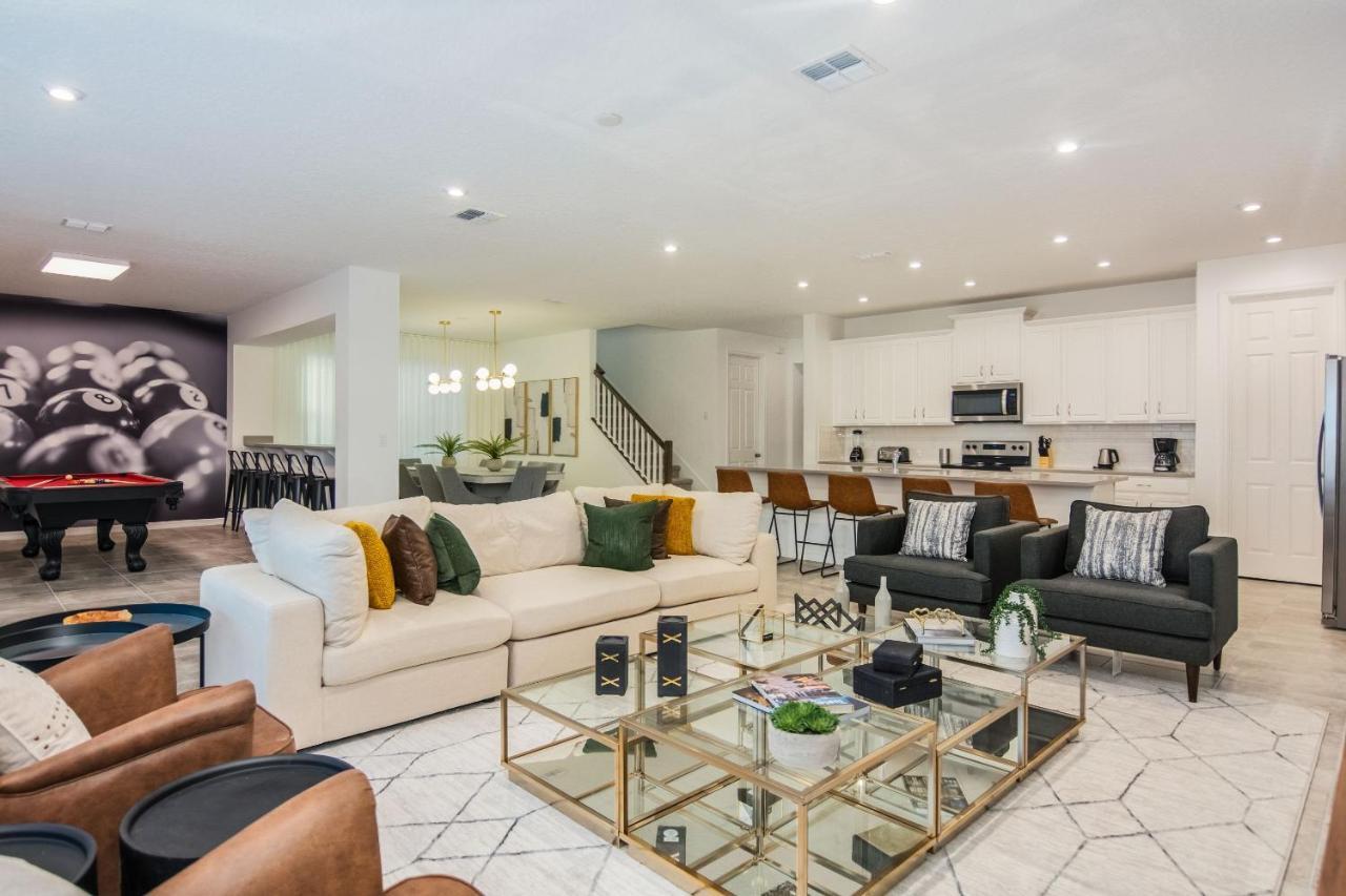 Brand New 9 Bedrooms House With Private Pool, Star Wars Game Room, Theme Rooms And Lake View Sa2145 Kissimmee Exterior foto
